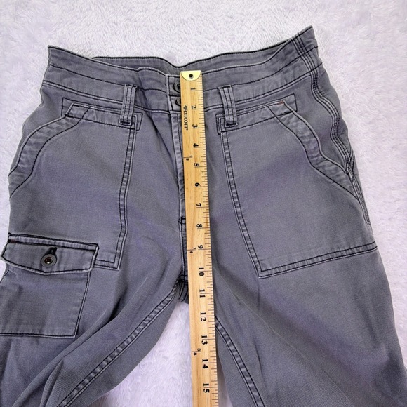 Anthroplogie The Wanderer Pants‎ Womens 29x27 Gray High-Rise Cargo Pocket Ankle - Picture 6 of 7